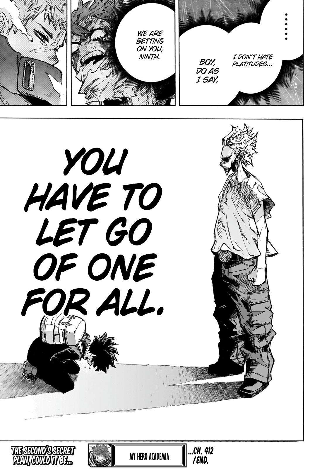 Boku no Hero Academia Chapter 412 16